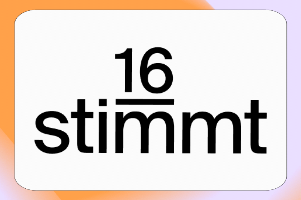 Logo 16stimmt